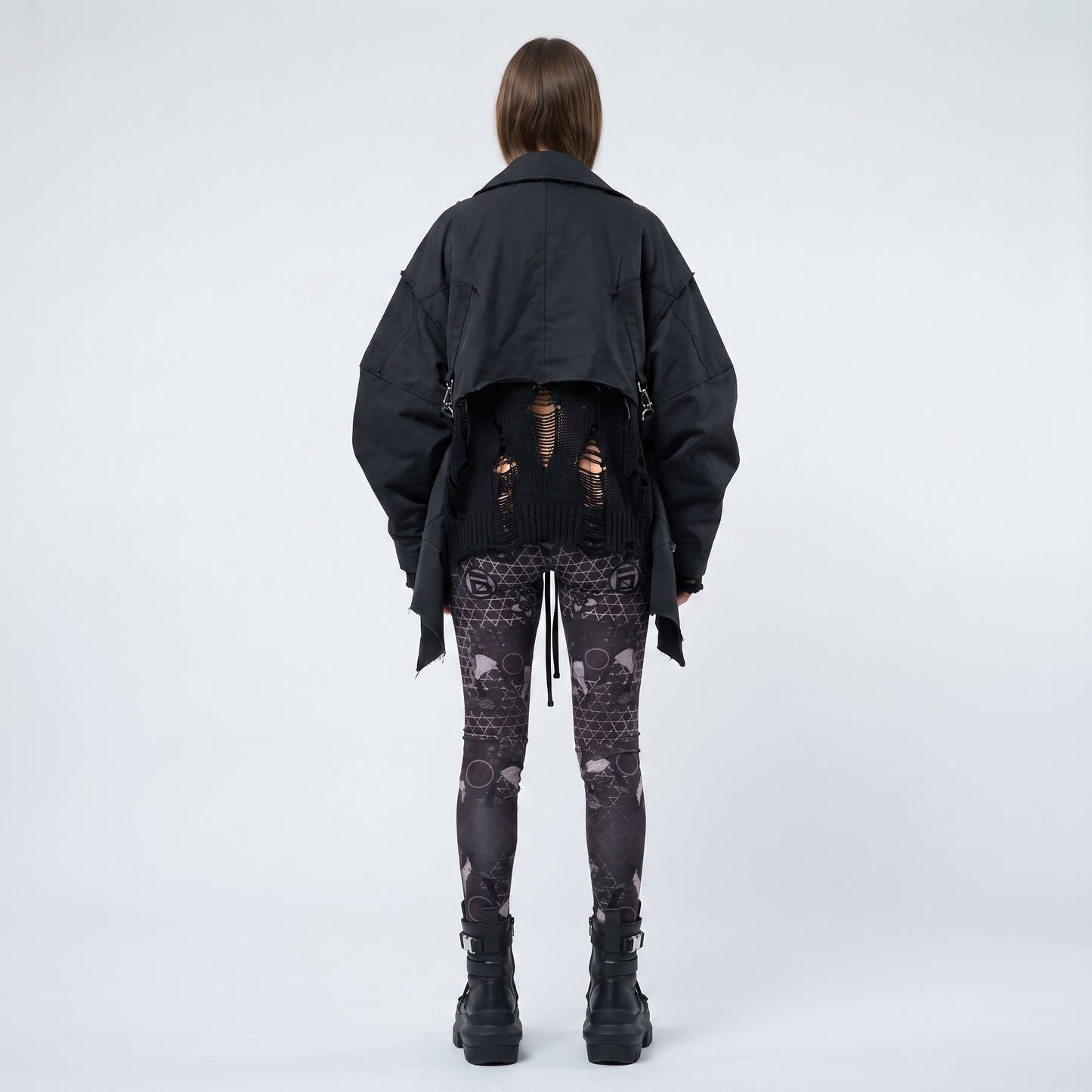 Graphic Print Stretch Leggings