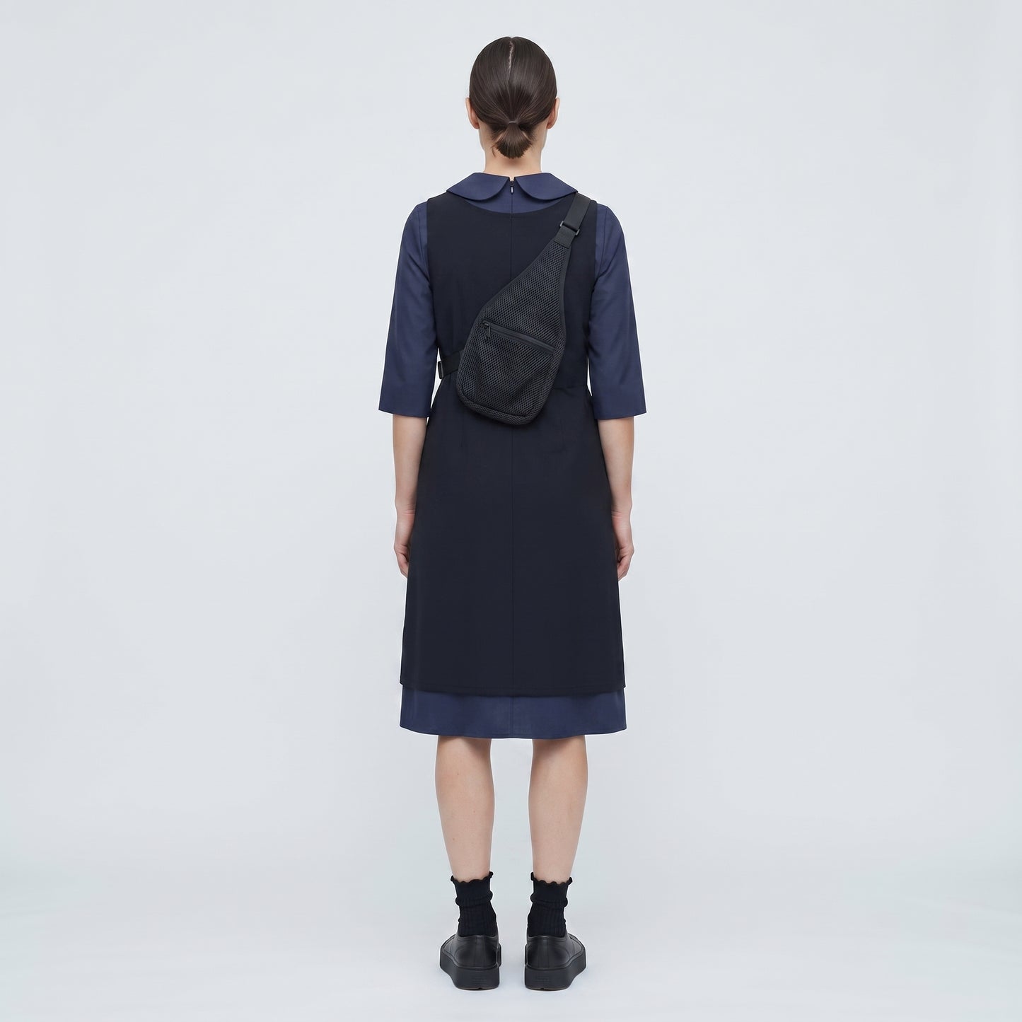 Layered Peter Pan Collar Dress