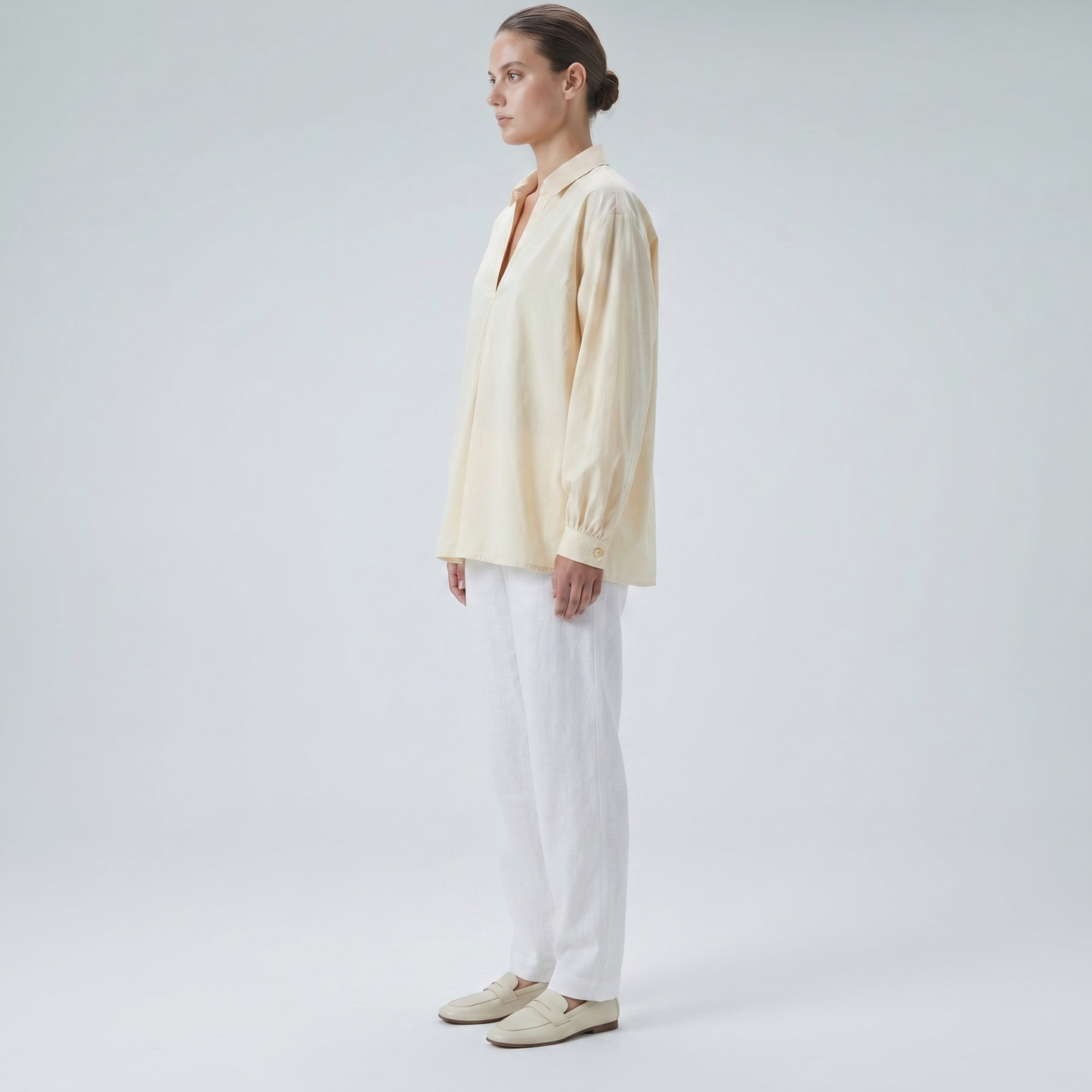Minimalist Soft Cotton Poplin Shirt