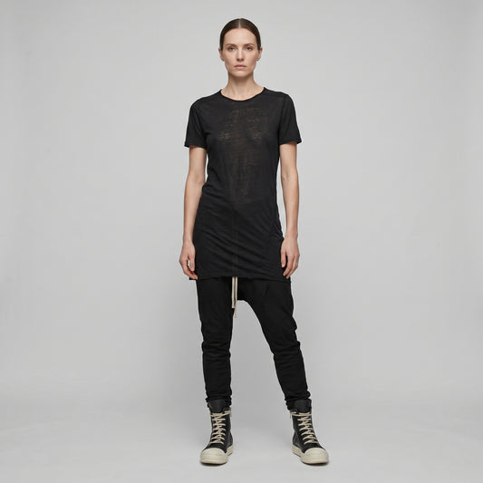 Minimalist Black Slub T-Shirt