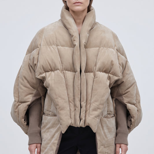 Velvet Puffer Jacket