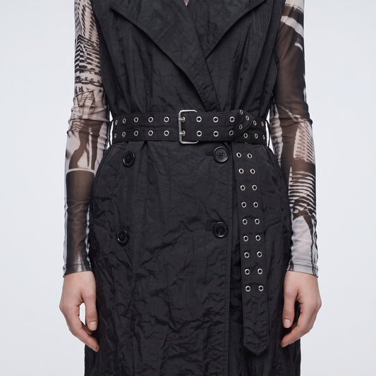Structured Double-Breasted Utility Vest