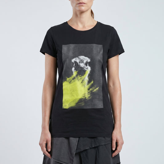 Artistic Ostrich Graphic Tee