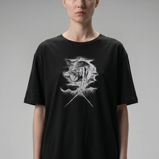 Graphic Print Cotton Crewneck Tee
