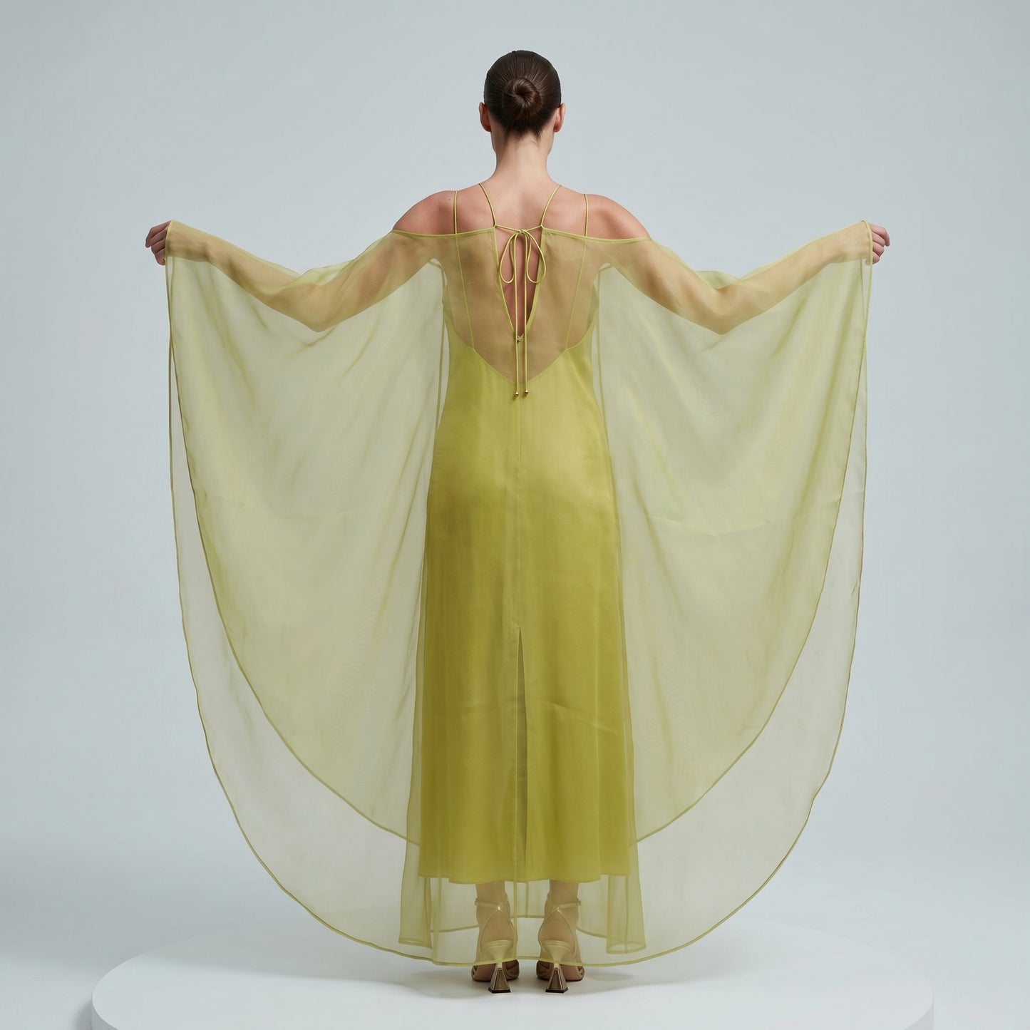 Sheer Kaftan Slip Dress
