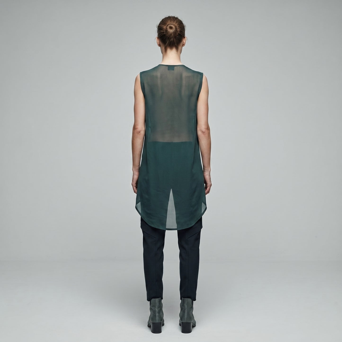 Asymmetric Layered Sheer Top