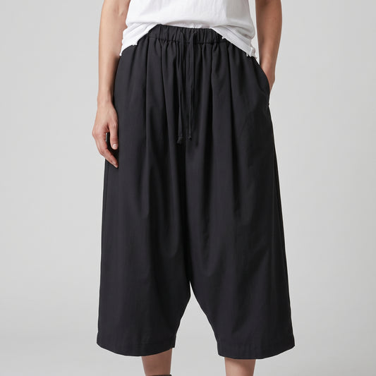 Black Drawstring Casual Shorts
