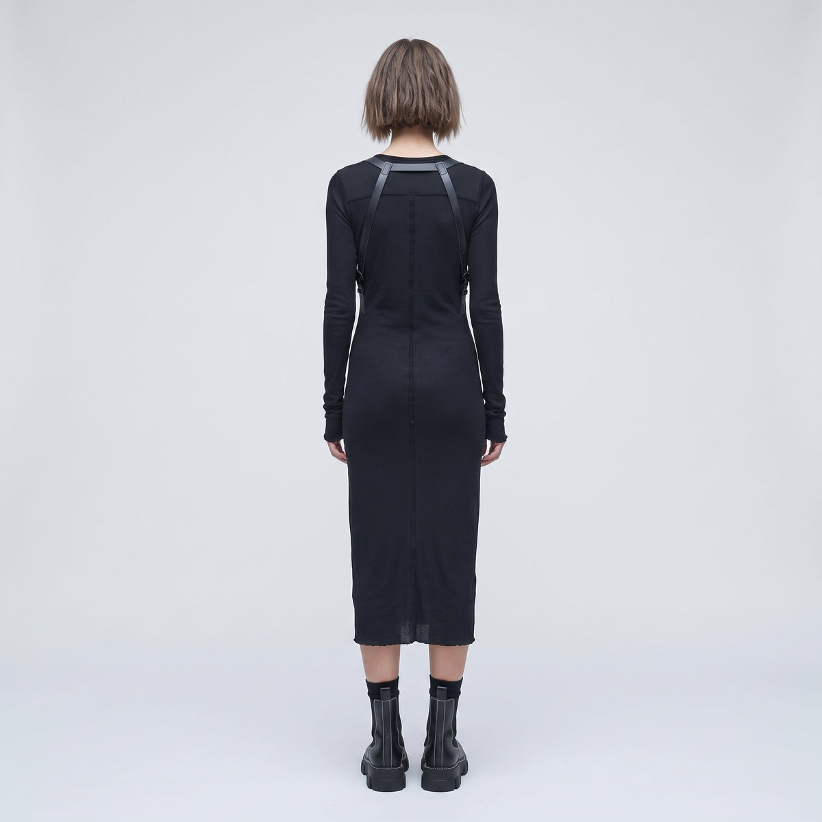 Essential Long Sleeve Shift Dress