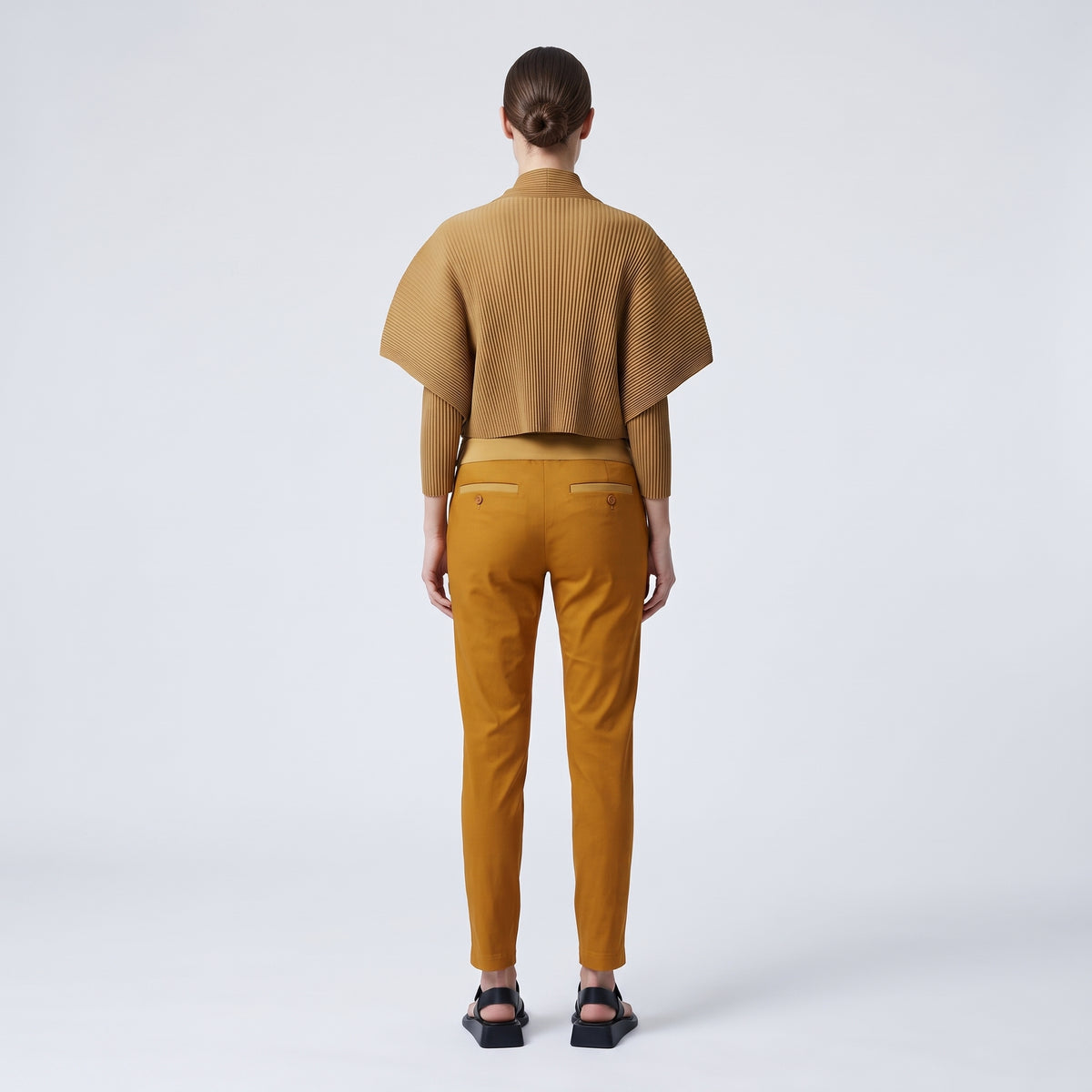 Tailored Mustard Slim Fit Trousers