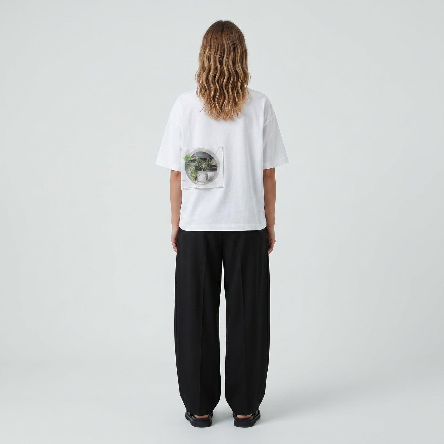 Globe Patch White T-Shirt