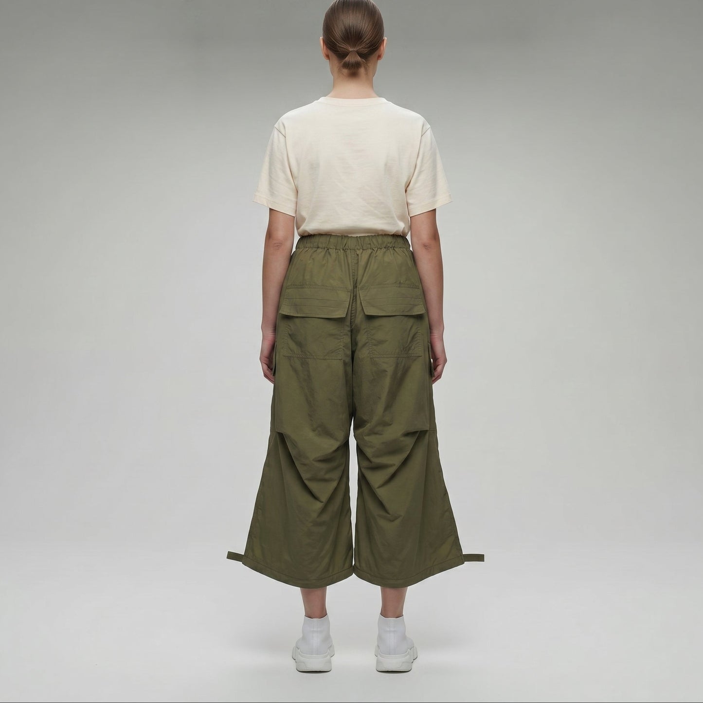 Utility Cargo Wide Leg Culottes