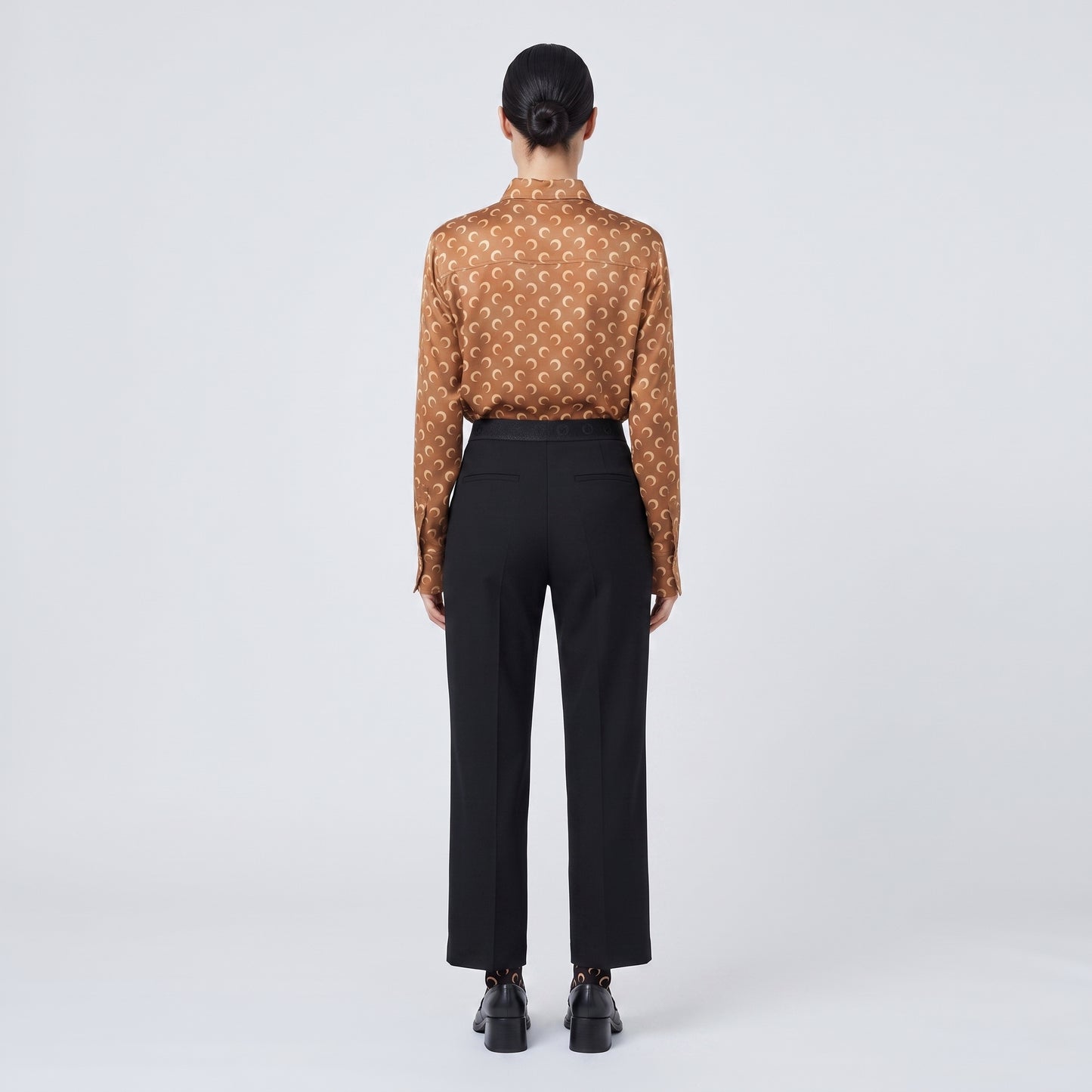 Monogram Printed Silk Shirt
