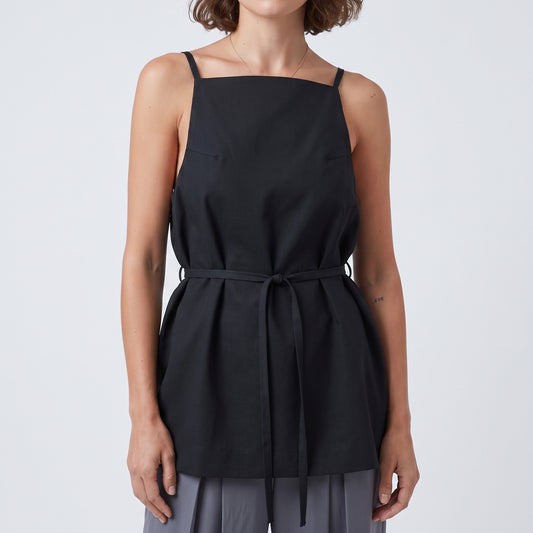 Minimalist Square Neck Peplum Top