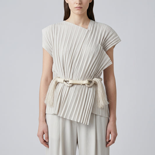 Woven Rope Tassel Belt