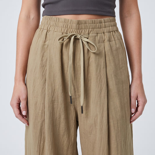 Relaxed Tailored Linen Trousers