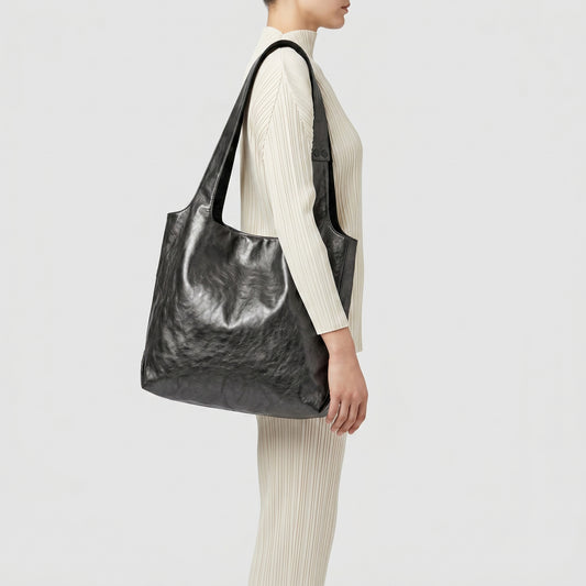 Slouchy Leather Shoulder Bag