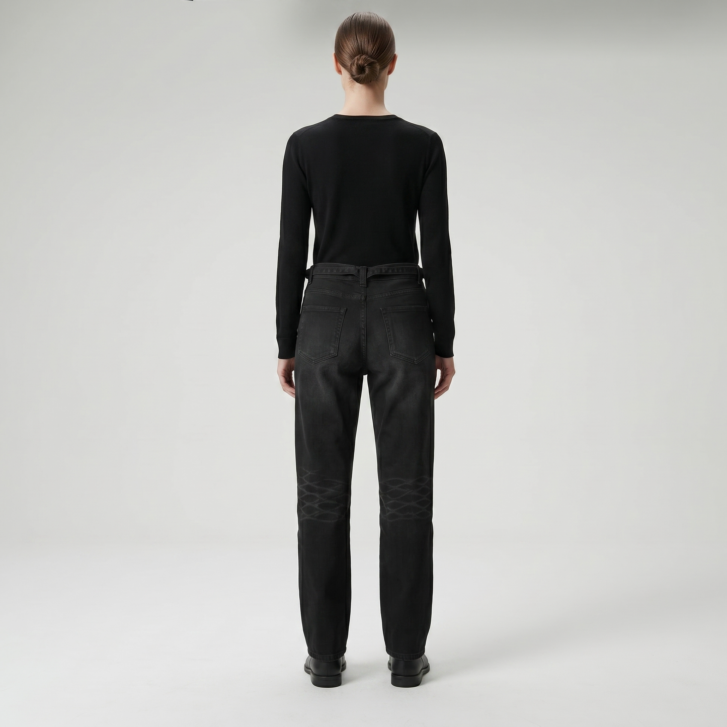 Premium Washed Black Denim Jeans