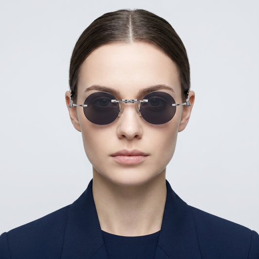 Avant-Garde Round Metal Sunglasses