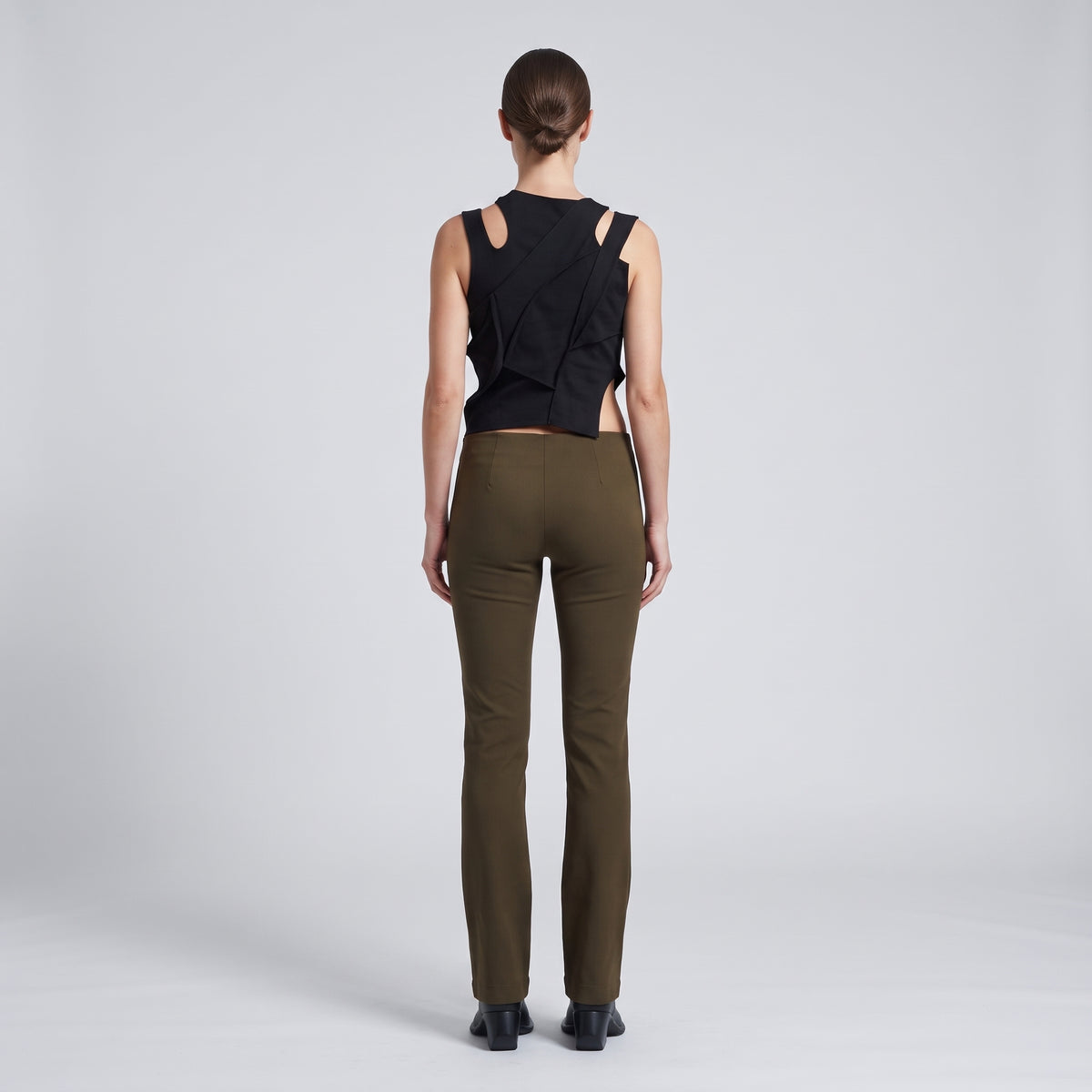 Tailored Olive Slim Trousers