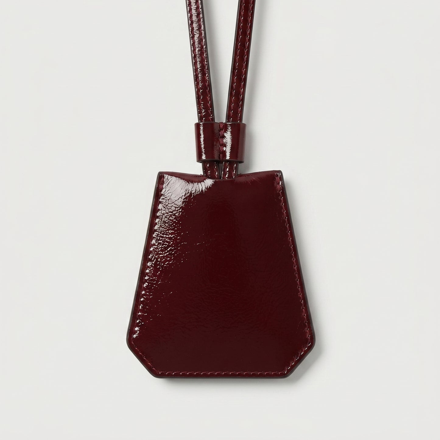Patent Leather Keyholder Necklace