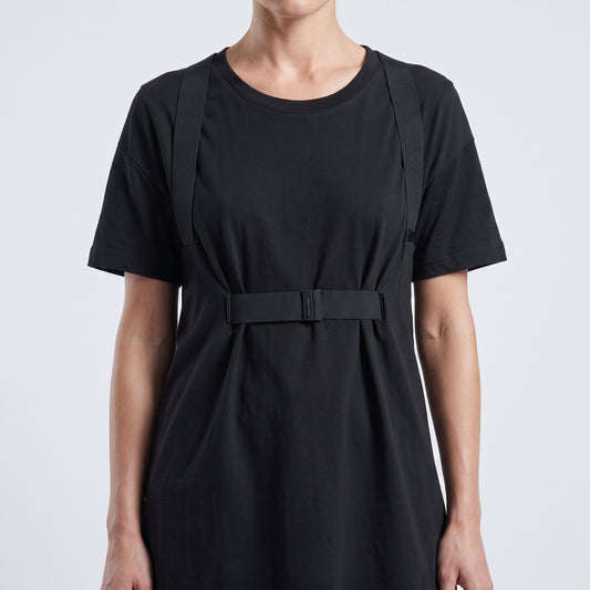 Harnessed Detail Cotton T-Shirt