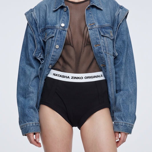 Ribbed Logo Waistband Briefs