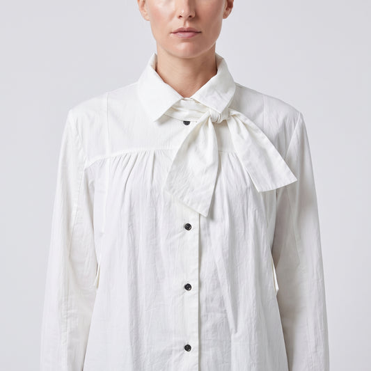 Architectural Collared Button-Down Shirt
