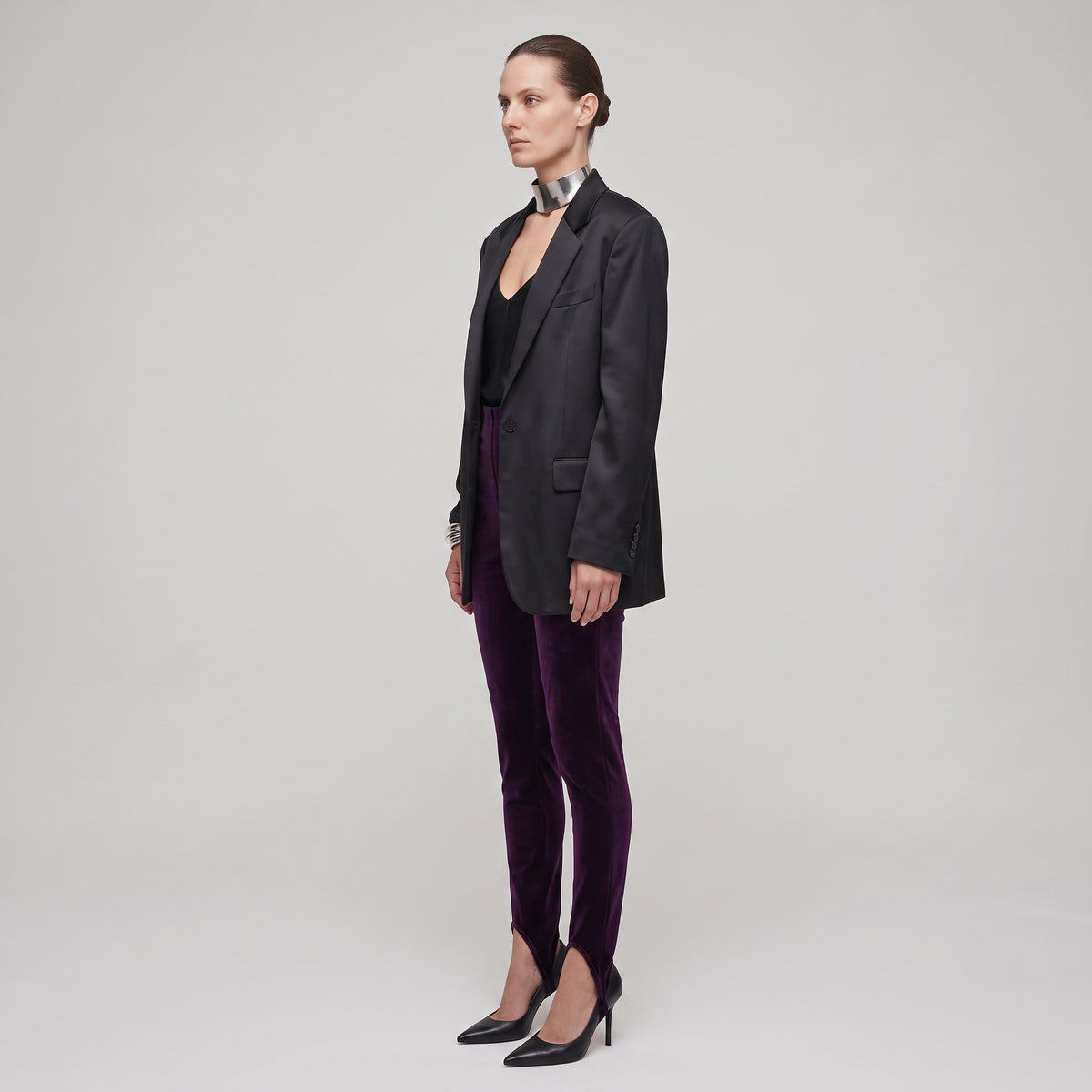 Plush Velvet Stirrup Leggings