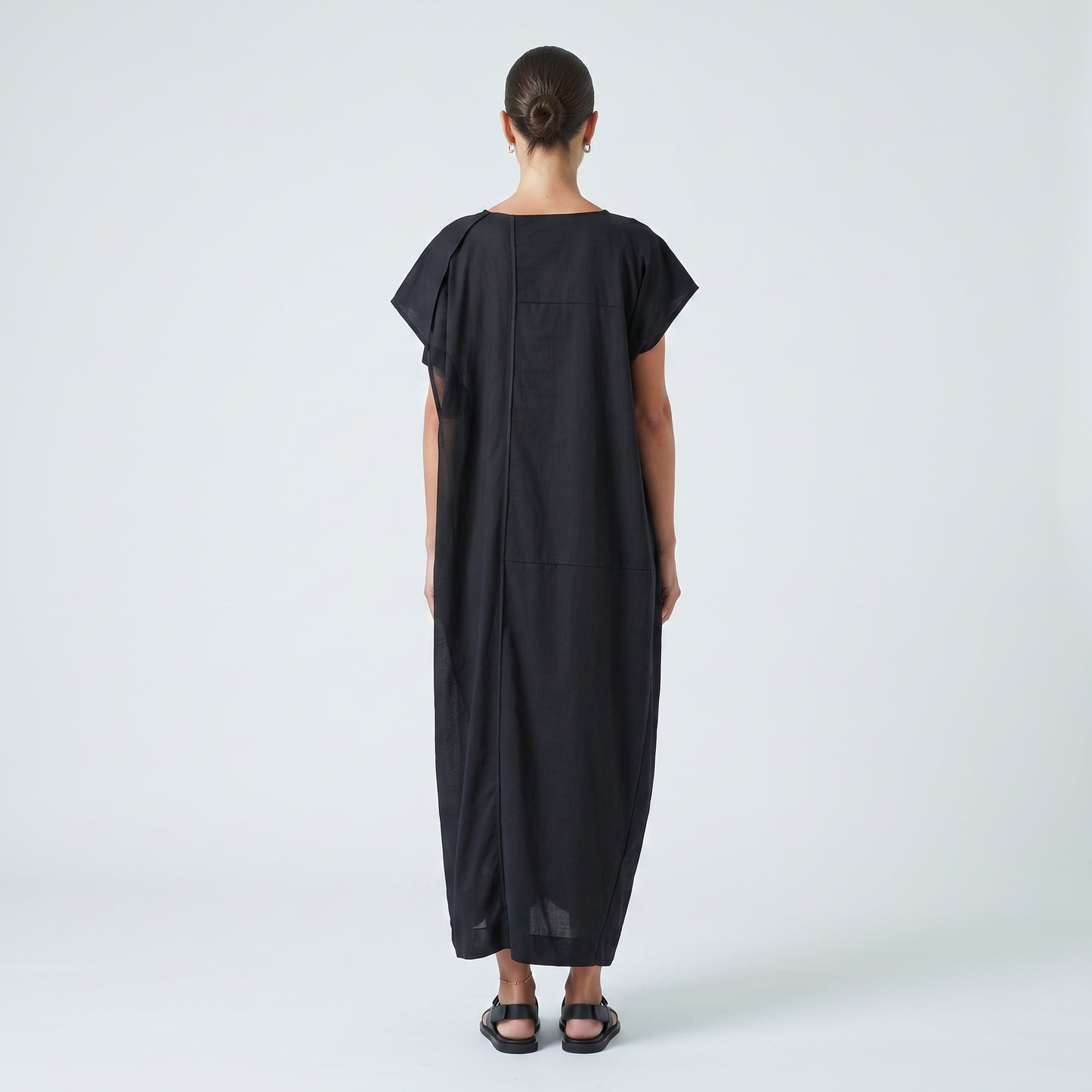 Minimalist V-Neck Shift Dress