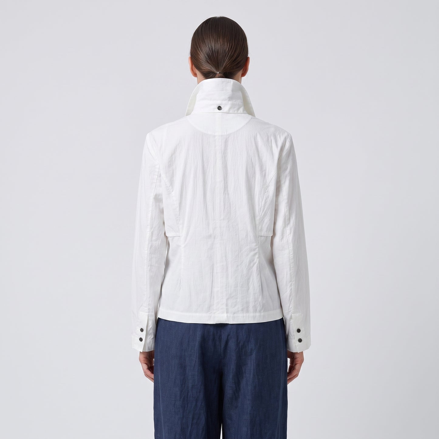 Architectural Collared Button-Down Shirt