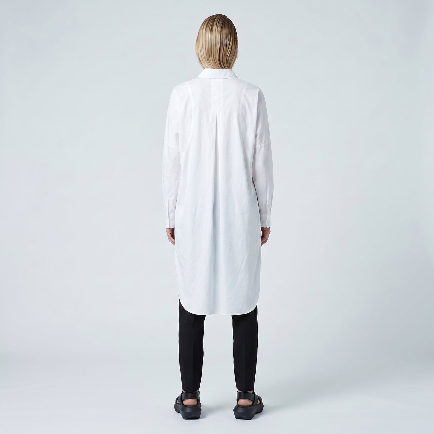 Oversized Longline Cotton Shirt