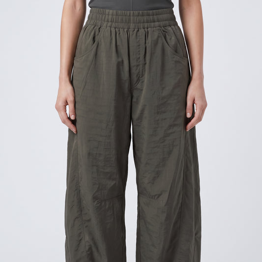 Relaxed Olive Utility Trousers
