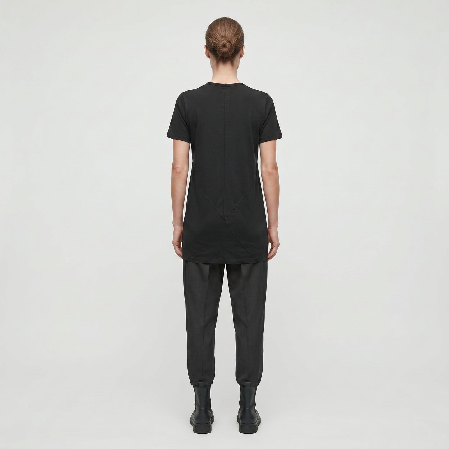 Minimalist Curved Seam Tee
