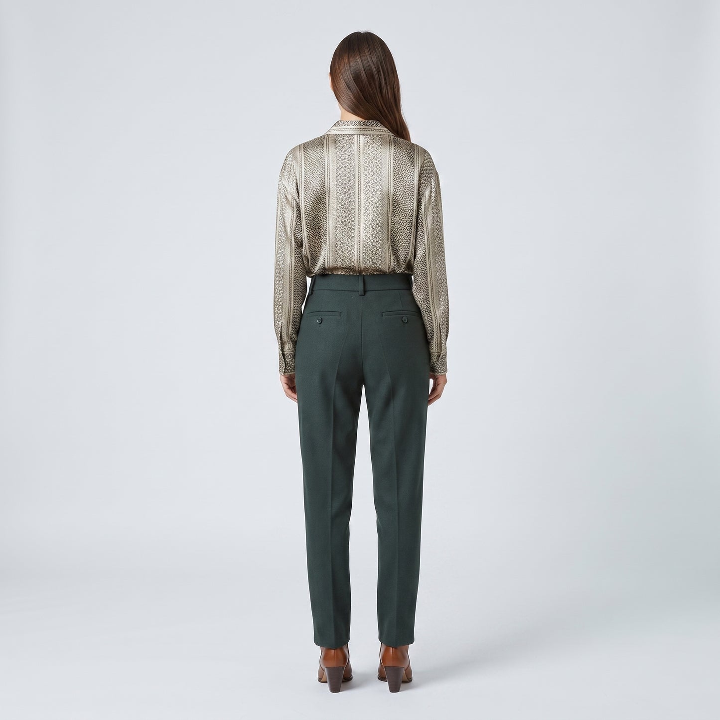 Tailored Forest Green Trousers
