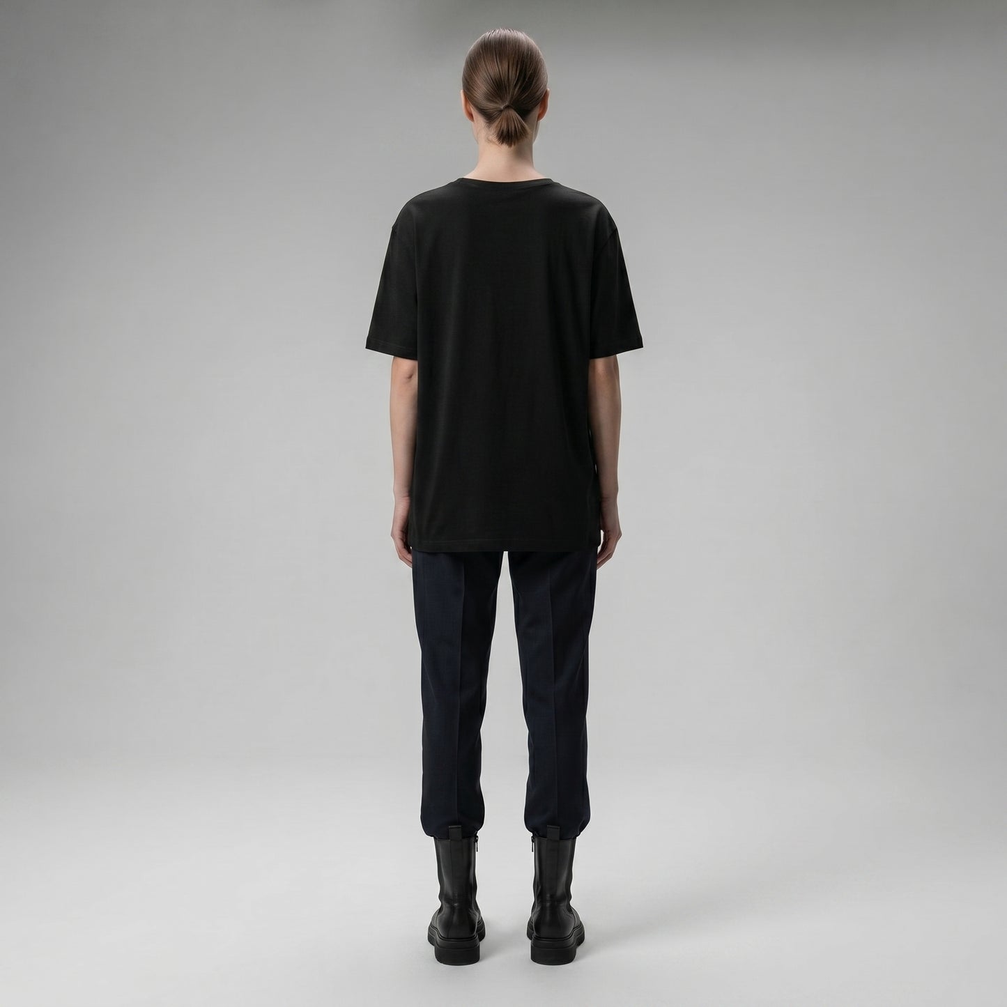 Graphic Print Cotton Crewneck Tee