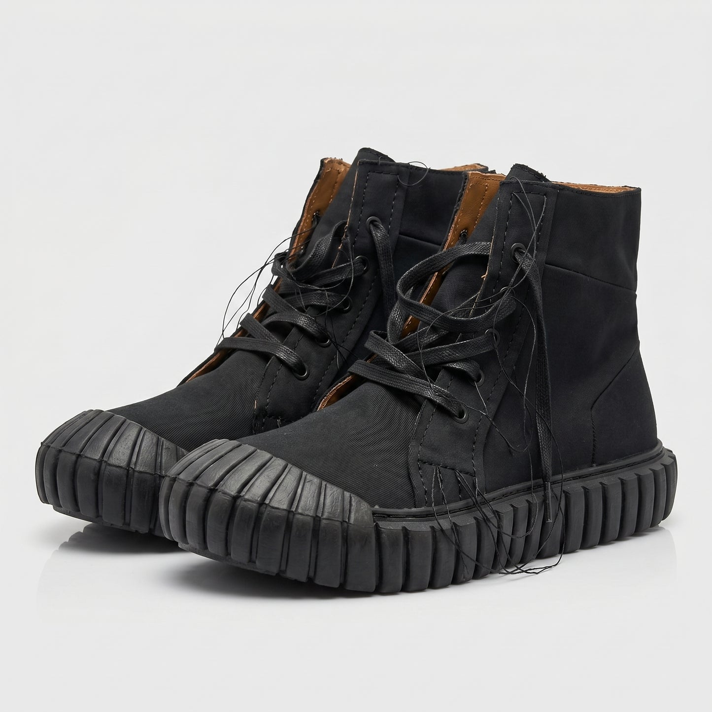 High Top Textured Sole Boots