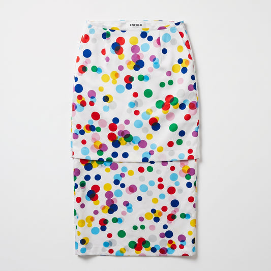 Polka Dot Midi Skirt