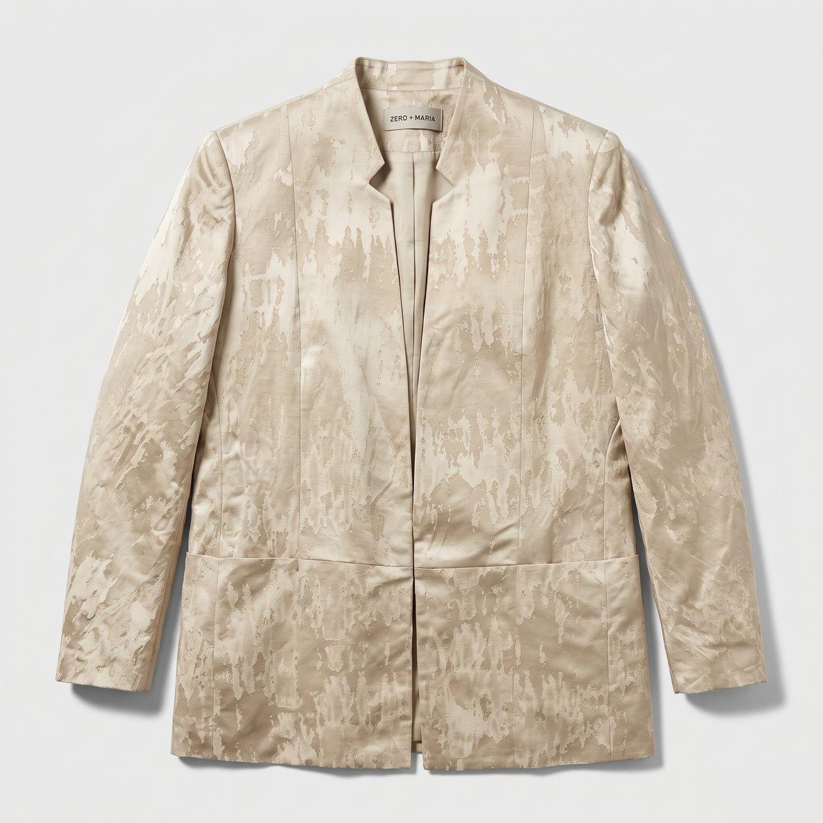 Abstract Print Tailored Jacket