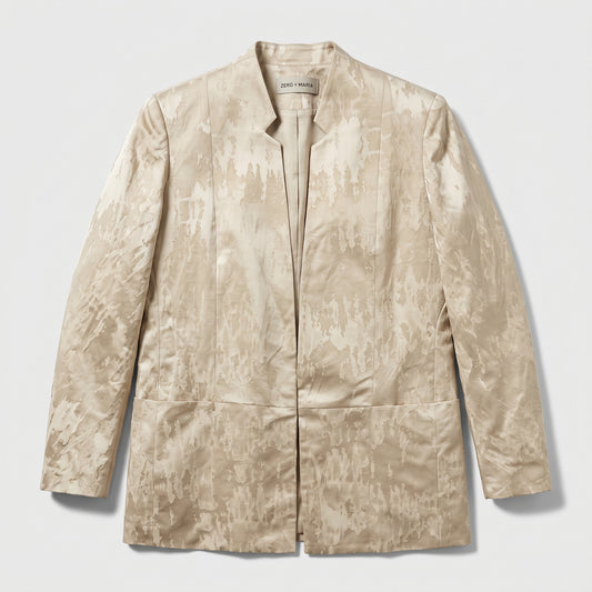 Abstract Print Tailored Jacket