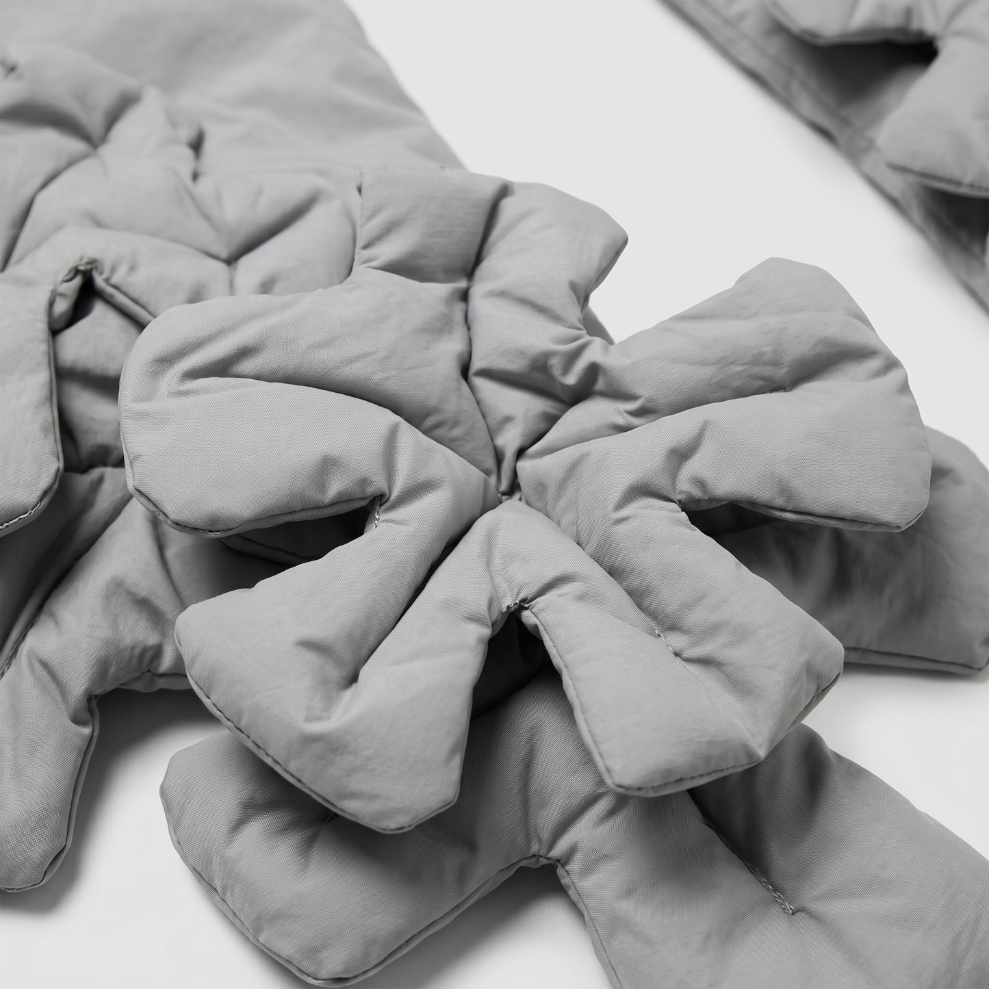 Sculptural Quilted Applique Scarf