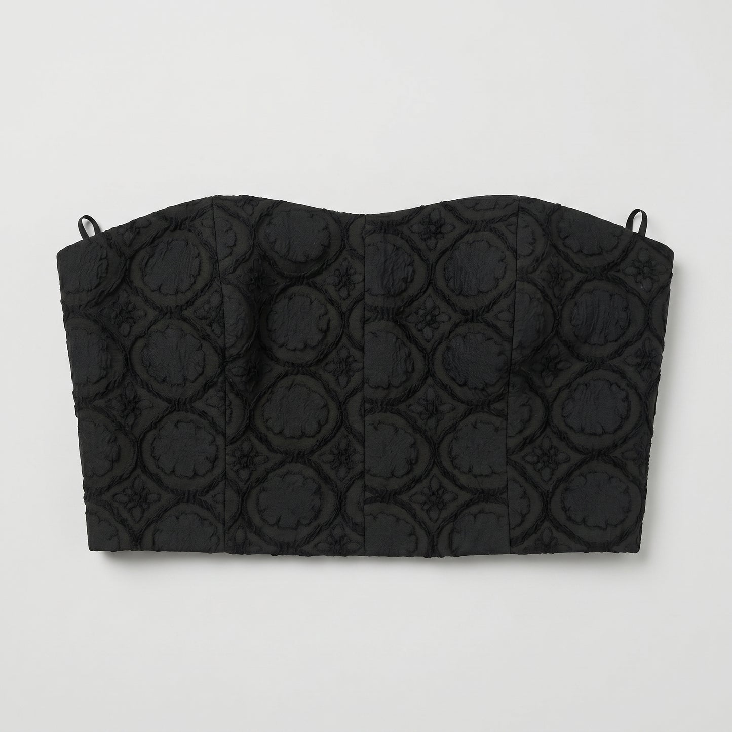 Structured Jacquard Corset Top