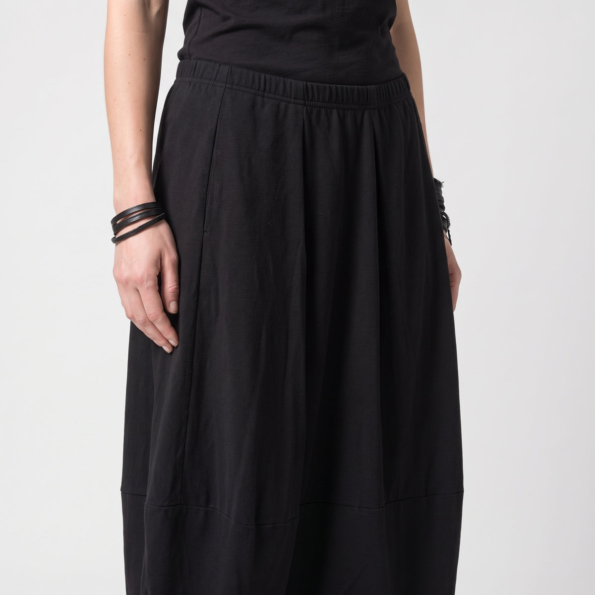 Architectural Jersey Balloon Skirt