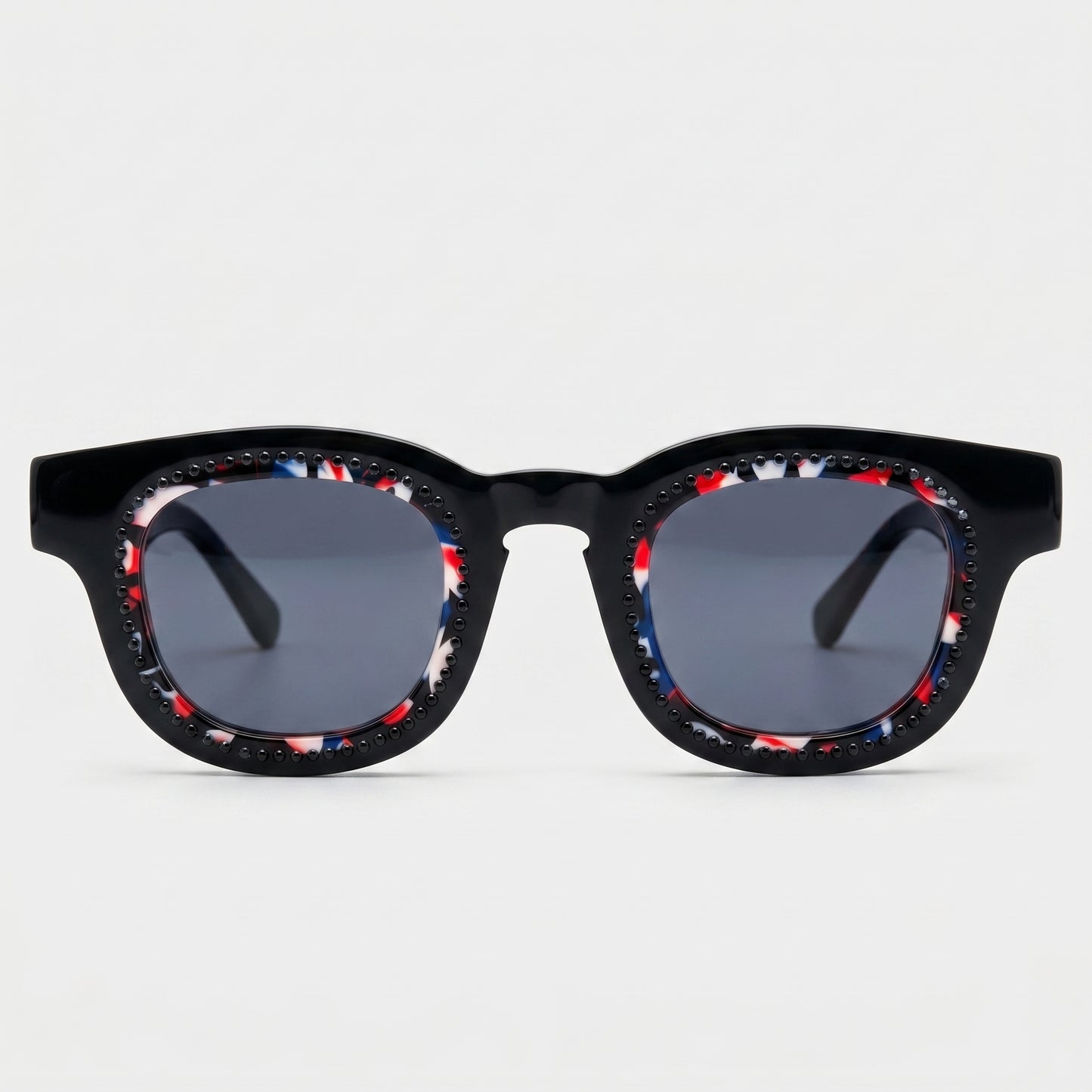 Chic Patterned Rim Sunglasses
