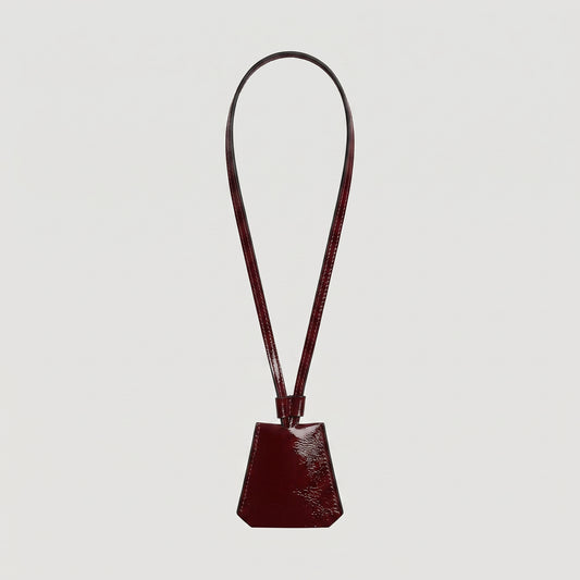 Patent Leather Keyholder Necklace