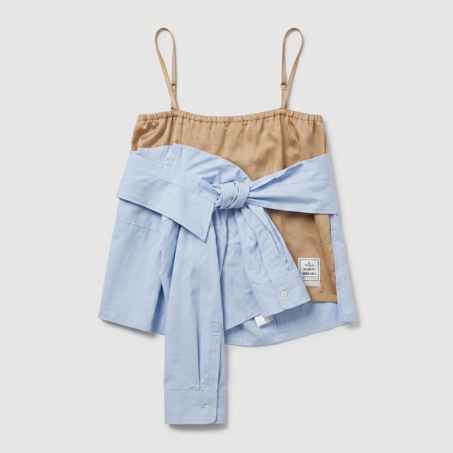 Layered Tie Detail Camisole Top