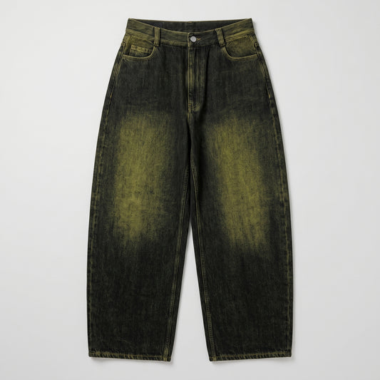 Acid Wash Wide Leg Jeans