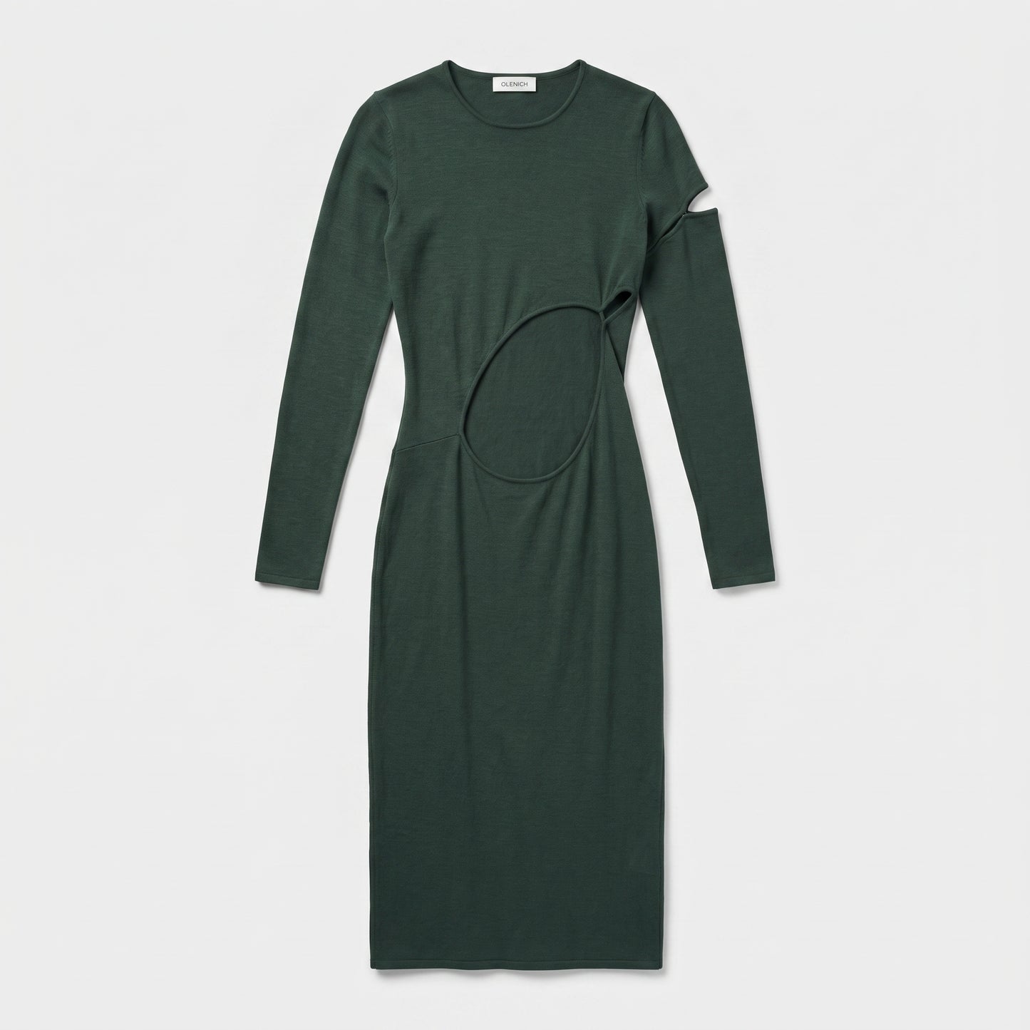 Cut-Out Detail Knit Dress