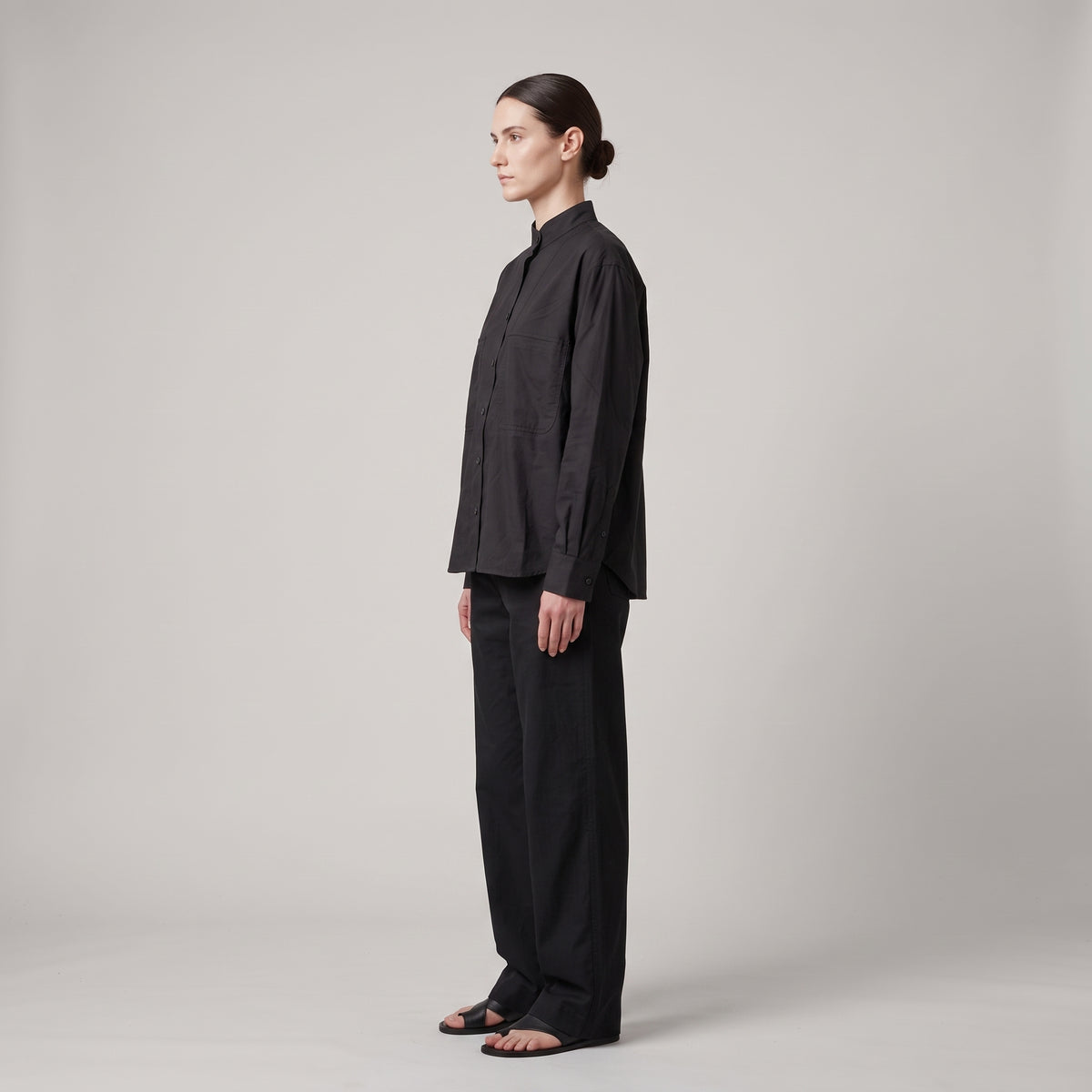 Minimalist Utility Button Down Shirt