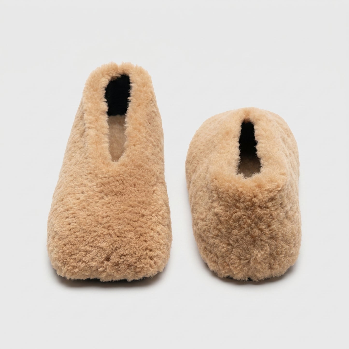 Cozy Shearling Slip-On Slippers