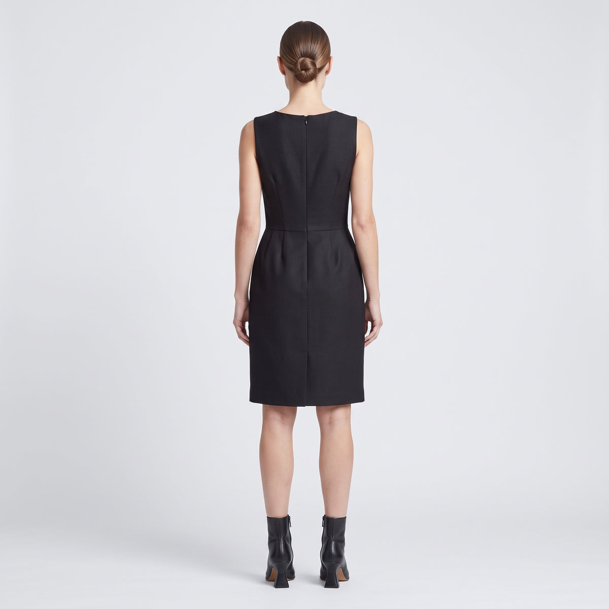 Geometric Pattern Sleeveless Dress